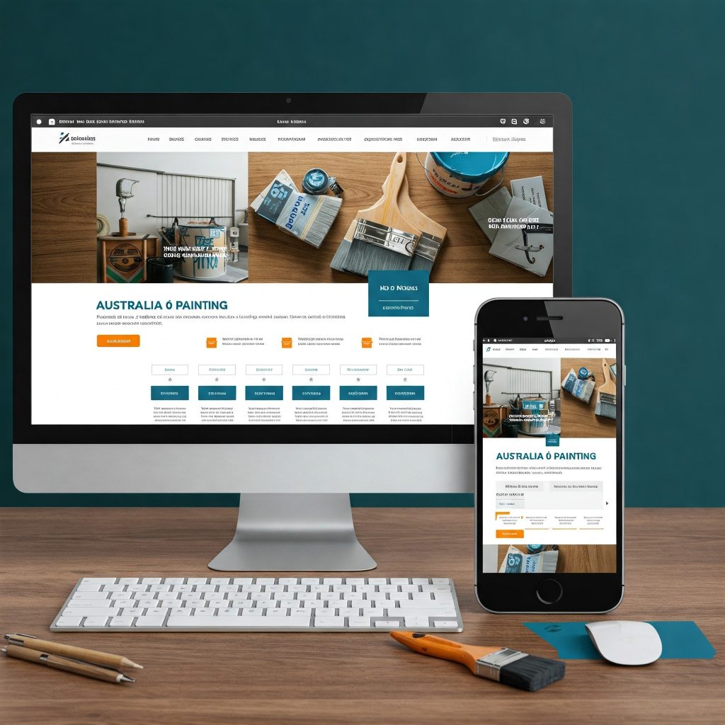 Website Design Commercial Painter Tradie Australia Website Design Commercial Painter Tradie Australia