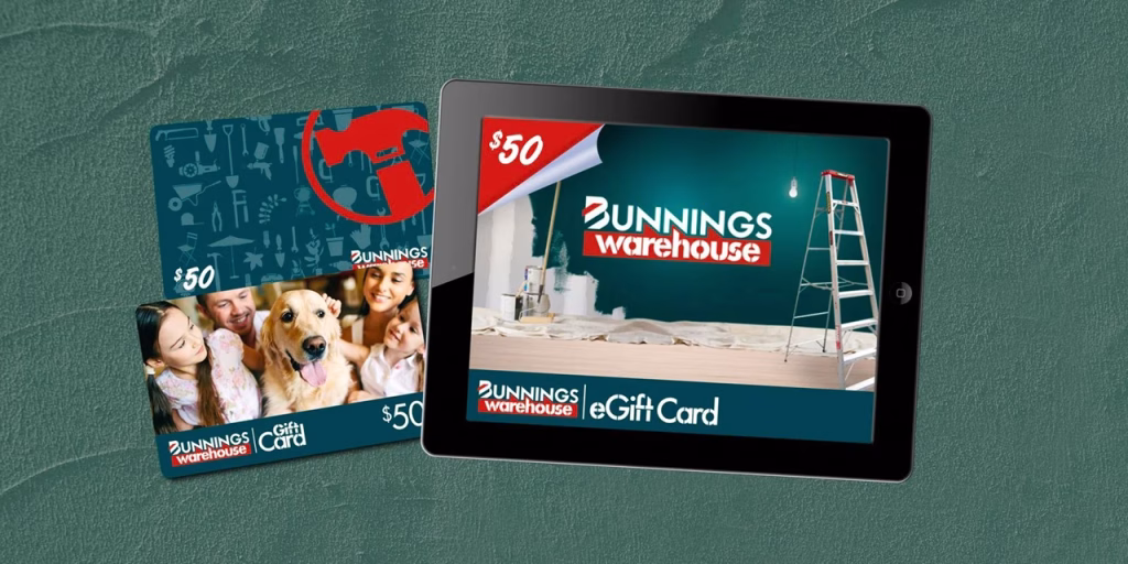 Bunnings Gift Card 50 Dollars
