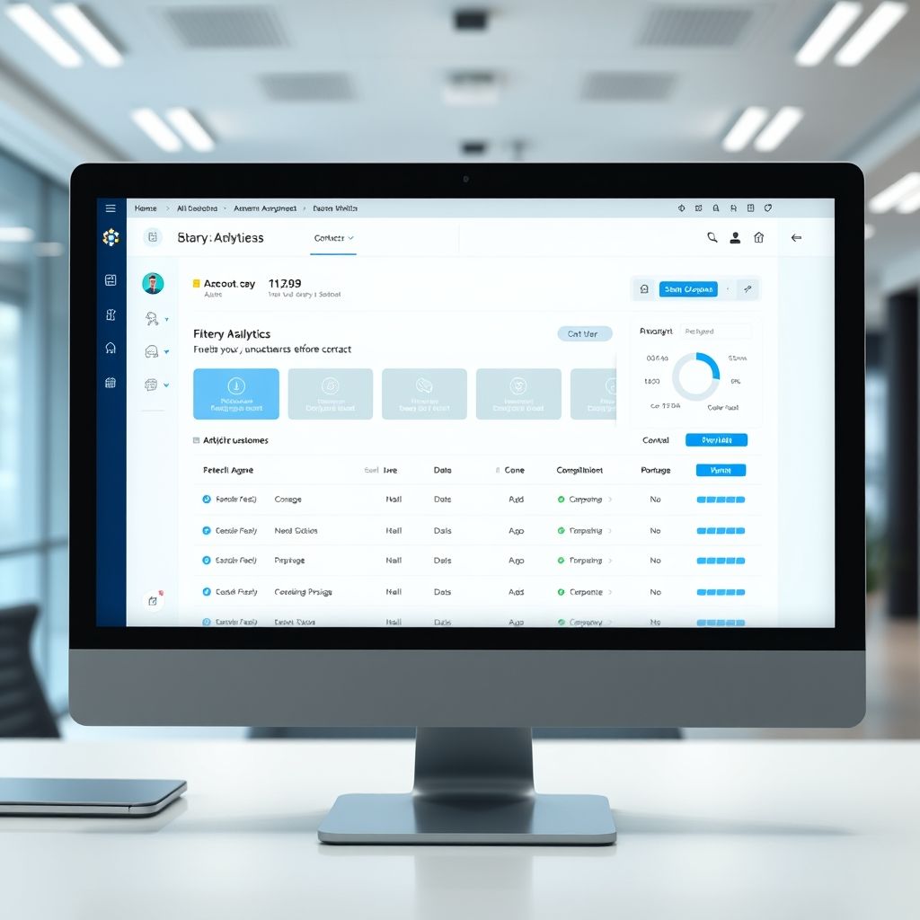 Business professionals filtering out bad customers, keeping a clean, modern website.