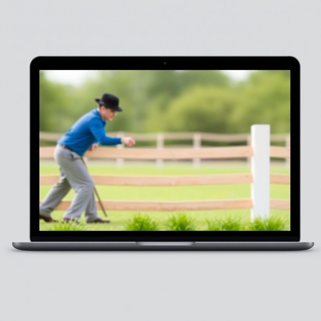Clean, modern website design for Kambah Fencing, showcasing a professional and user-friendly interface with a square layout.