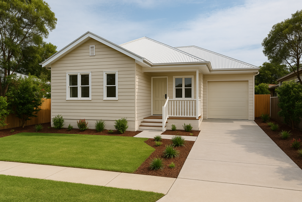 Completed Brisbane home renovation result shown on a builder website design for pre-qualifying renovation leads