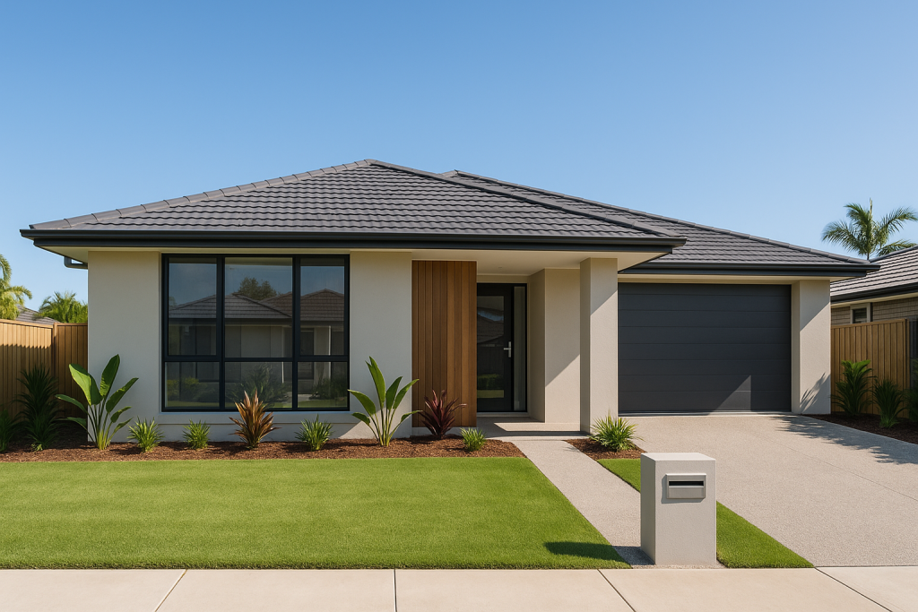 Completed modern home renovation on Gold Coast, showcasing builder website pre-qualify renovation leads strategy by Speedy…